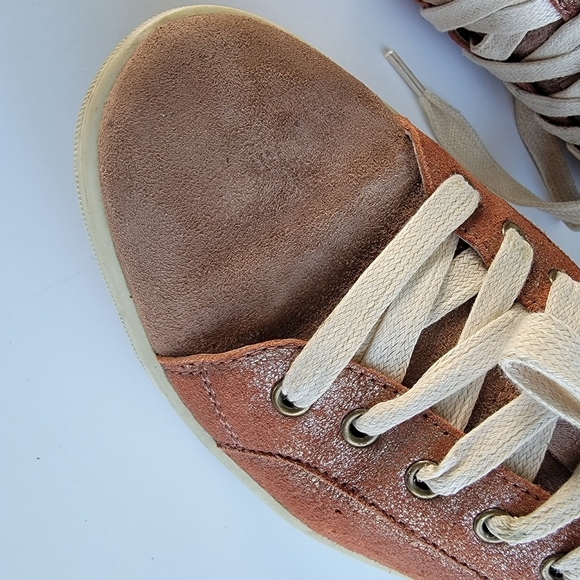 Johnston & Murphy Sneaker Distressed  Suede Leather Size 8 - Picture 9 of 15